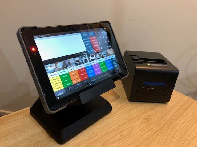 NZPOS Droid Android POS tablet with built-in receipt printer