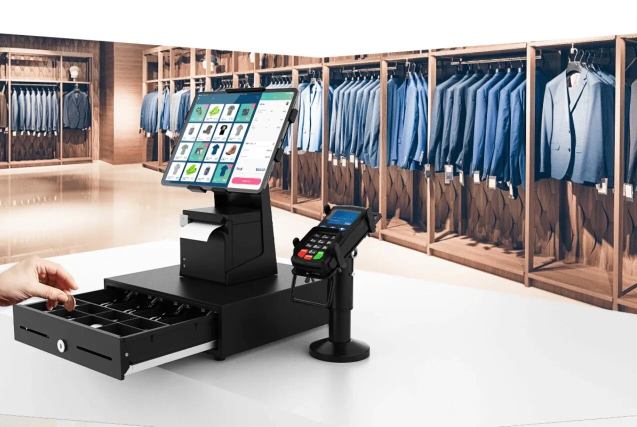 POS terminal in a retail store